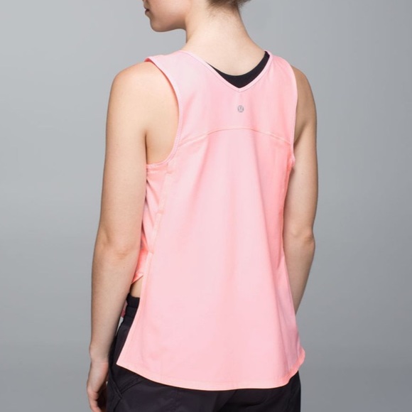 Lululemon Pink Split Singlet - Picture 5 of 8